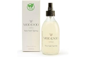 Moo & Yoo Sea Salt Spray for Men & Women – Professional Texturising Spray with Marula Oil & Icelandic Moss – Matte Finish, Adds Volume & Definition – Vegan, Cruelty Free Luxury Hair Styling – 250ml