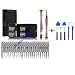 Produktbild Ruesious Mini Schraubendreher Set 25-teilig Werkzeugset für PC, Brillen, Handy, Laptop (Schlitz, Kreuzschlitz, Torx) in Lederetui