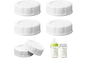 SHINHERYEE 6 tapa(s) para biberones MAM de 6 a 18 meses, botella(s) de viaje con biberones MAM, tapas de viaje para botellas de 0 a 6 meses