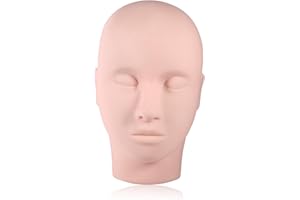 HURRISE Cabeza De Maniquí Cabeza De Entrenamiento Maquillaje Cabeza De Maniquí Práctica Modelo De Cabeza De Entrenamiento De Maniquí, Para Reposacabezas Cabeza De Entrenamiento Cabeza