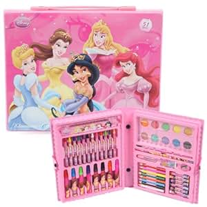 Disney Princess 52 Piece Deluxe Colouring Case: Amazon.co.uk: Office ...