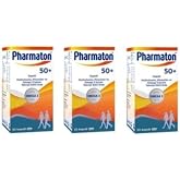 Pharmaton 50 Plus 30 Kaps&uuml;l, Omega 3 Multivitamin ve Mineraller, 3'l&uuml; Paket
