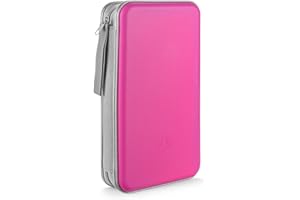 LIOVODE étui DVD, Porte-CD d'une capacité de 48, étui de Rangement multimédia Collection de disques Portefeuille de Protection pour la Maison et la Voiture