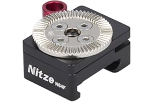 Nitze Abrazadera NATO con Roseta, Quick Release NATO Clamp with Rosette para Jaula de Cámara Jaula de Monitor Brazo Mágico - N64F