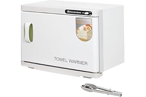 Sanqiao 23L Towel Warmer Disinfection Cabinet 3-in-1 Hot Towel Steriliser Cabinet UV Heater Electric Equipment for Home and Hotel, White