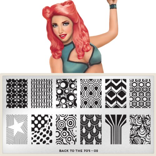 MoYou-London Nail Art Image Plate Time Traveller Collection Back to the 70's 02