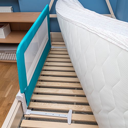 Tatkraft Guard Faltbare Kinder Bettgitter Stahl Kunststoff Polyester 120X47X65cm - 6