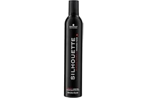 Schwarzkopf Professional Silhouette Super Hold Mousse Coiffante Tous Types De Cheveux Sans Surcharger Fixation Forte Longue Durée Invisible Séchage Rapide Non Collante Ultra Brillance 500 ml