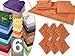 Produktbild Sparpack zum Vorteilspreis - Frottiertücher der Serie Opal aus dem Hause Dyckhoff - erhältlich in 33 modernen Farben und 7 verschiedenen Größen, 1 Pack (6 Stück) - Waschhandschuhe [16 x 21 cm], terracotta