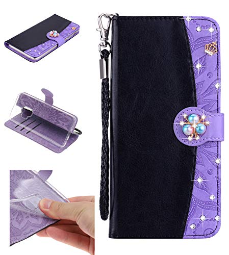 Preisvergleich Produktbild Samsung Galaxy S9 Handyhülle [Premium Leder] [Standfunktion] [Kartenfach] [Magnetverschluss] PU Schlanke Leder Brieftasche für Samsung Galaxy S9 (2)