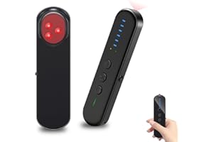AOBOCAM Wanzen Detektor, Kamera Detektor RF Wireless GPS Tracker Finder Detektor Abhörwanzen Aufspüren Versteckte Kamera 5 Modi für Hotel Heim Büro Reisen Hidden Camera Detector (DE-S501)