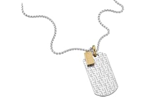 Diesel Homme en acier inoxydable avec fermoir mousqueton Collier dog tag