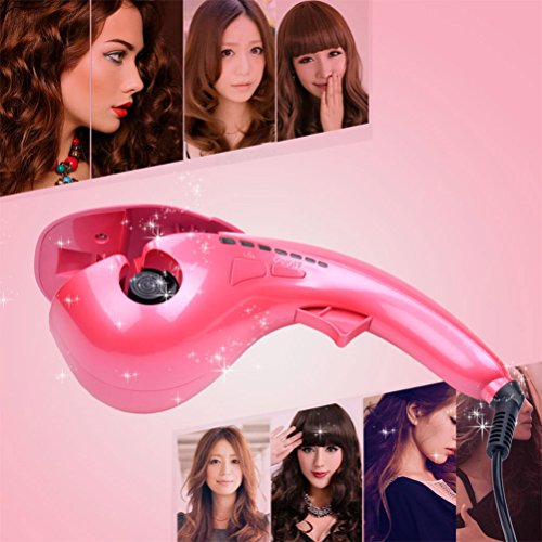 CoFashion Ceramic Portable Automatic Hair Roller Curling Iron Harmless to Hair Super Quiet Time-saving Curling Wand Marcel Iron Hair Styling Tool Salon Personal Studio Salon Collection Valentine's day's Gift Exquisite Packaging Box