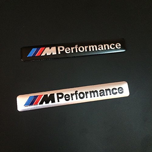 oxgrow (TM) 1 x Auto Styling 85 x 12 mm Motosport M Power Performance Car Logo Kapuze Motorrad Emblem Aufkleber Aufkleber für BMW E46 E60 E90 E92 F20 - 2