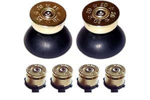 GREENZONE PS4 replacement Gold Bullet Action Buttons & Thumbsticks for Playstation 4 Controller (UK Company)