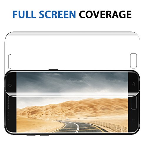 Galaxy S7 Displayschutz, Samione 3D Full Coverage Screen Protector Galaxy S7 Displayschutz Schutzfolie Panzerglas Tempered Glass Hartglas für Samsung Galaxy S7 – Transparente(1 Pack) - 5