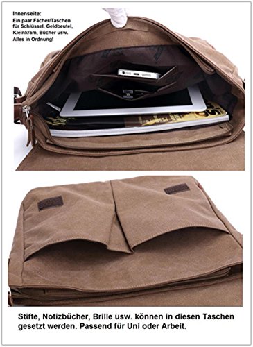 Gibgas Unisex Vintage Umhängetasche - 6