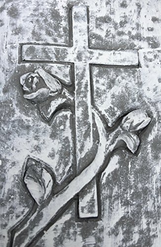 Grabschmuck Steinguss Buch „In stillem Gedenken“, frost- und wetterfest - 5