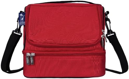 Wildkin Cardinal Double Decker Lunch Bag, Red