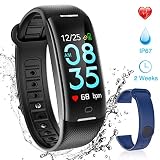 ►【Notificación de Mensajes y Llamada】Una vez conectado con el móvi, nunca se pierda llamada o mensaje importante. El pulsera avisará mediante una vibración y muestra en la pantalla mensaje desde Twitter、Messenger、Facebook、WhatsApp、Hangouts、Skype、LINE, etc.