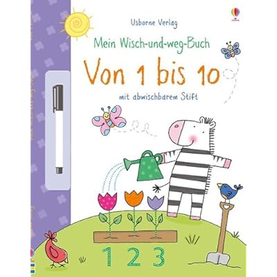 Mein Wisch-und-weg-Buch: Von 1 bis 10: mit abwischbarem Stift