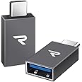 RAMPOW Adaptateur USB C vers USB OTG 3.1 - Adaptateur USB Type C Mâle vers USB A Femelle pour MacBook Pro, Google Pixel/Chrom