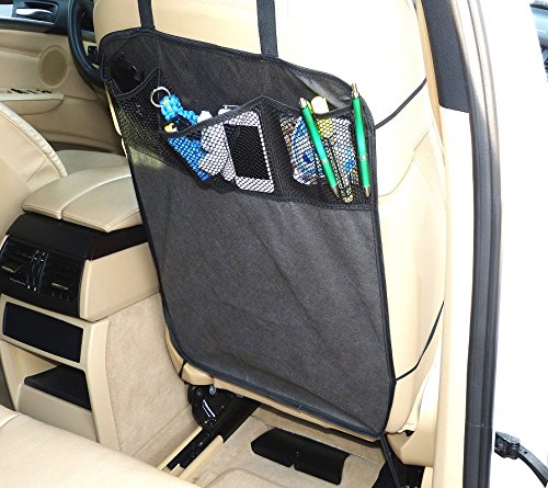 Rückenlehnenschutz Sitzschoner Lehnenschutz Hecksitzschoner mit 3 Taschen