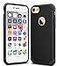 Price comparison product image iPhone 7 Case, CaseHQ Slim Anti-Scratch Protective Heavy Duty Dual layer PC Rugged Shockproof Bumper Case Non-slip Grip Protection Cover for iPhone 7 black
