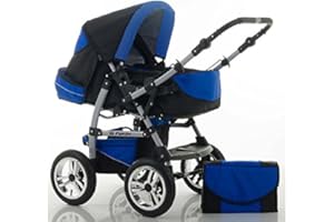 DEIN_BABYLADEN Kombi-Kinderwagen Flash 2 in 1 inkl. Sportsitz und umfangreichem Zubehör in 38 Farben