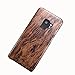 Produktbild wowaswill Galaxy S9 Hülle (Dalbergia odorifera T. Chen),[Widerstandsfähig Nomex-Kern] Echt Holz Handyschale Ultra Slim Back Cover für SAMSUNG Galaxy S9 (5,8 Zoll),Militärisch Stoßfest Schutzcase