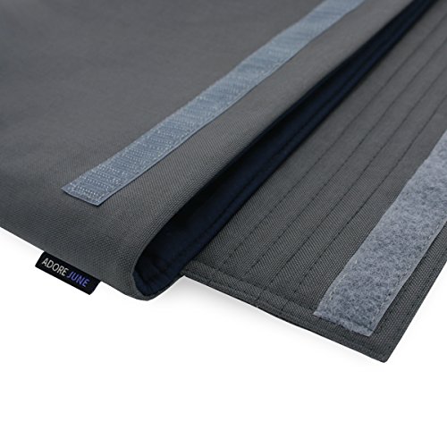 Adore June 15 6 Zoll H  lle Classic Anthrazit f  r Dell XPS 15 Laptop-Tasche aus Cordura Stoff f  r Dell XPS 15 Non-Touch   Touch 2-in-1 2018 2017 201