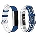 Produktbild Silikon Gurt, Doppeltes Farben Weiches Silikon Ersatz Handgelenk Band Bügel, Intelligentes Armband Justierbar, für Fitbit Alta/Fitbit Alta HR/Fitbit Ace