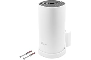 MOBILEFOX Support mural pour routeur Wi-Fi TP-Link Deco M4 Mesh 1 pièce avec gestion des câbles
