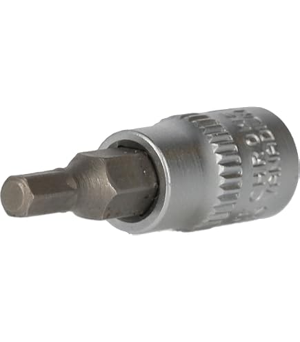 3x Sechskant-Bit-Stecknuss H4 (4mm) – 1/4 Antrieb, 38 Mm Lang, S2-Stahl, Für Schrauben & Muttern