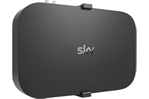 Decoralin Wall Mount Bracket for Sky Q 1TB/2TB (ES340, ES240, ES140, 32C1xx, 32C0xx, 32B2xx, 32B1xx, 32B0xx) – Easy Install Behind TV – Black – Made in Europe