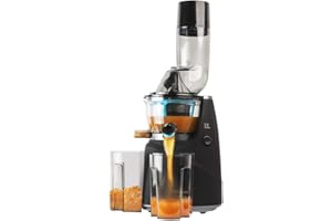 Cecotec Frullatore a freddo Juice&Live 1500 Pro. Potenza 250 W, canale XL, 45 giri/min a bassa velocità, senza BPA