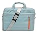 Produktbild BAAFG Damen 14 Zoll 13 3 Zoll 15 6 Zoll Notebook Laptoptasche Aktentasche,Blue-14Inch