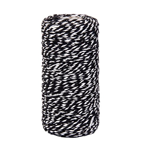 OULII 100m Baumwolle Bakers Twine Kordel Glas Flasche Geschenk Box Deko - 5