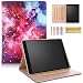 Produktbild Uliking iPad 9.7 Hülle 2018/2017 Folio Stand [Auto Sleep/Wake] Premium PU Leder Smart Cover Kinder für Apple iPad 6./5.Gen/iPad Air 1/2, Leder, 02 Milky Way, 9.7 Inch