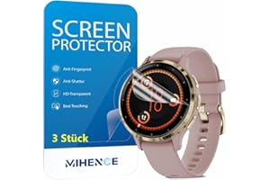 MIHENCE Schutzfolie Kompatibel mit Garmin Venu 3S Folie, TPU Premium Qualität Ultra HD Displayschutzfolie Kompatibel mit Venu 3S Smartwatch [3 Stück]