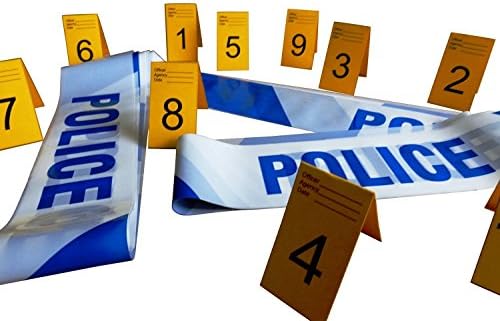 Police ,Novelty Barrier Tapes and Photo Evidence Frames(1-10) (10m)