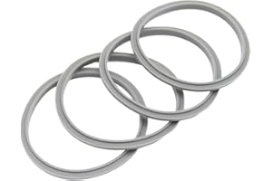 WTPLY Guarnizioni ad anello di tenuta (4) in gomma, diametro interno 8,4 cm, compatibili con frullatore Nutribullet serie 600/900