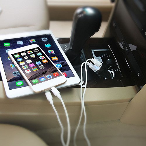 Car-Charger-LVSUN-Dual-USB-Car-DC-Adapter-48A-24W-Fastt-Charging-Built-in-Safety-Protection