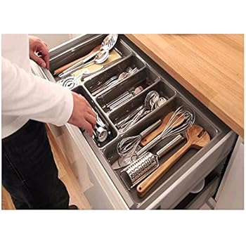 Fittingsco High Quality Plastic Cutlery Tray For Kitchen Drawers
