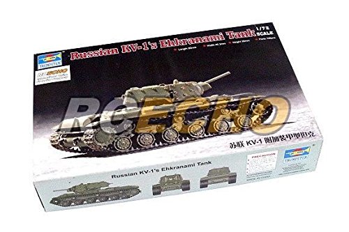 RCECHO® TRUMPETER Military Model 1/72 Russian KV-1s Ehkranami Tank Hobby 07230 P7230 with RCECHO® Full Version Apps Edition