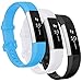 Produktbild Qianyou 3PCS Fitbit Alta Armband Silikon, Fitbit Alta hr Armband,Unisex Verstellbares Ersatzarmband Silikonarmband für Fitbit Alta HR/Fitbit Alta(6.7"-8.1"),3 Pack-Schwarz/Blau/Weiß