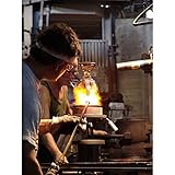 Blumenvase, Glas Vase „ORIENT“, blau/bronze, 27 cm, moderner Style (ART GLASS powered by CRISTALICA) - 7