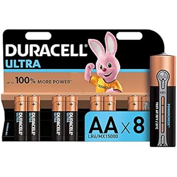 Duracell Ultra AA Mignon Alkaline Batterien LR6, 8er Pack