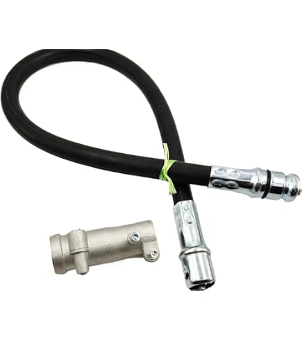 Raccord Arbre Flexible Débroussailleuse – Connecteur Souple 26/29 Mm, Pièce Pour Tondeuse à Dos, Argent