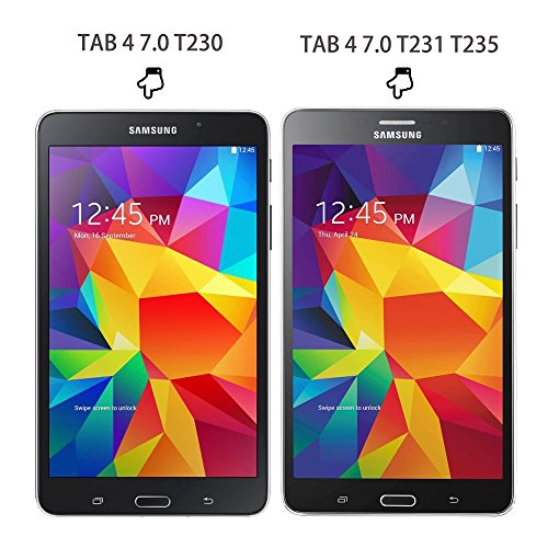 Ganvol Panzerglasfolie Samsung Galaxy Tab 4 7.0 Zoll SM-T230 T231 T235 Panzerglas Panzerfolie Echtglasfolie - 3